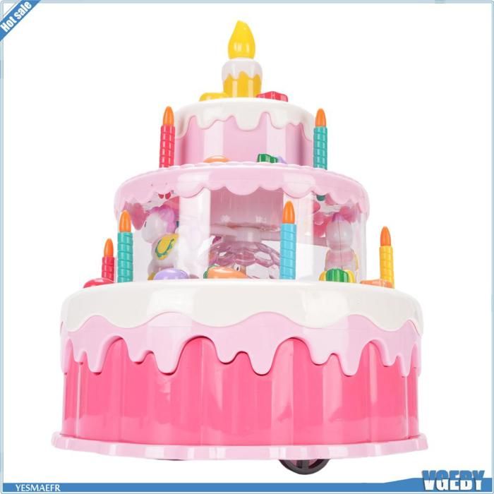 Jouet Fille 3+ Ans,Gâteau D'Anniversaire Jouet,Ensemble De Jouet Fille 3+ Ans,Gâteau D'Anniversaire Jouet,Ensemble De