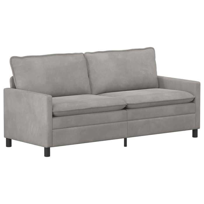Canapé Gris clair 196 x 81 x 875 cm Velours