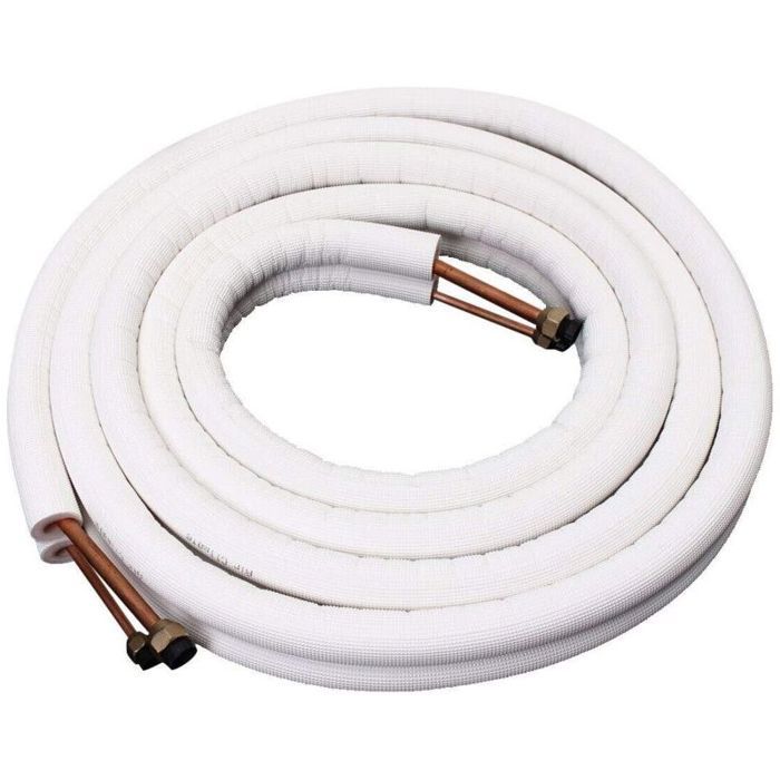 Tuyau Cuivre Clim 1/4 3/8 Isolé 4M – Paire Prête à Installer