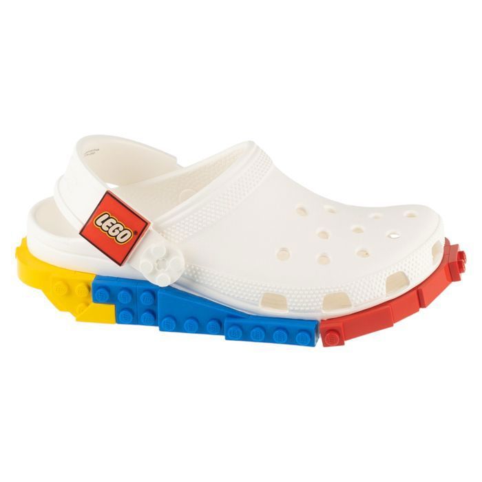 Tongs pour un garçon - Blanc - Crocs LEGO Creativity Clog K