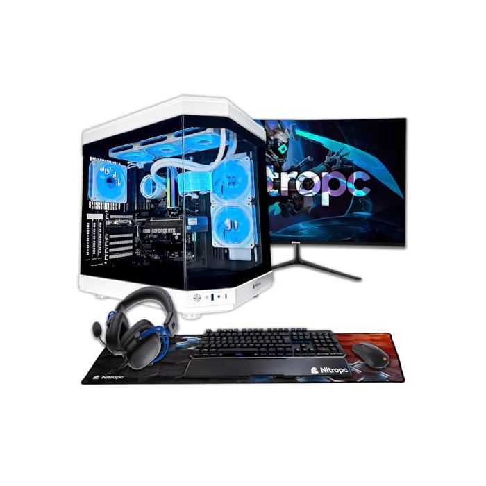 NitroPc PC Gamer complet Boost Intel Core i9 RTX 5070 12GB RAM .2 2TB Windows 11 Pro WiFi Écran 27 QHD et accessoires Neuf - vue 6