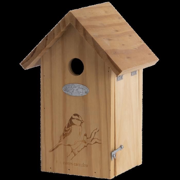 Comparer les prix de Nichoir mésange bleue silhouette - Beige - 14,1 x 17,1 x 25,9 cm