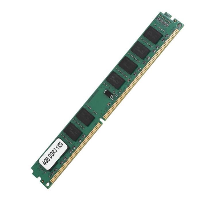 PC3-10600 Mémoire RAM Go DDR3 1333 MHz RAM pour Intel AMD