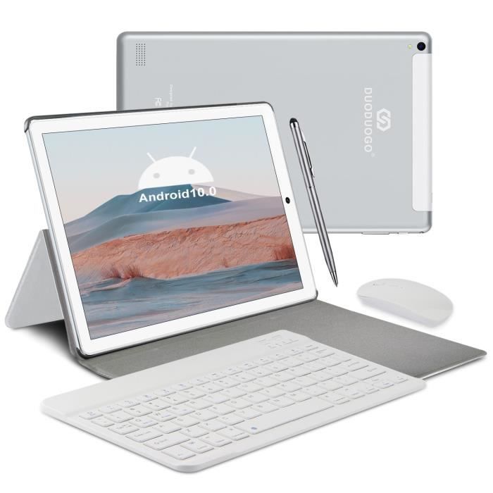 Tablette Tactile Ordinateur portable 2 en 1 Ecran 10 Pouces 4G