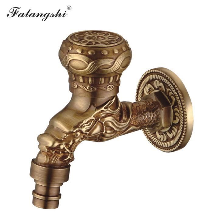 Robinet De Jardin En Laiton Forme Grenouille Anzapack - Design Décoratif, 1/2 Pouce, Finition Bronze, Tradition Et Qualité