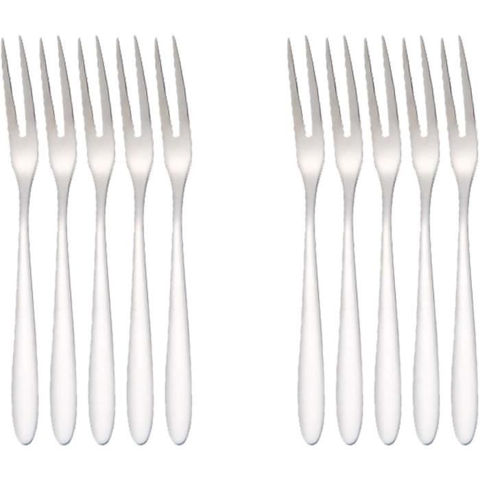 Leaf Fourchettes à Gâteau, Lot De 6 - Sambonet 52163A55 | FA