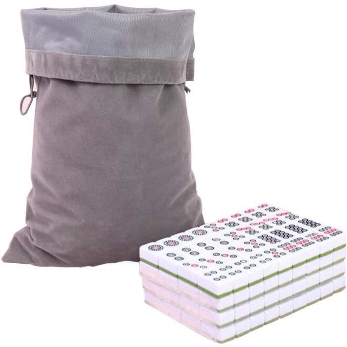 Mini Majong Ensembles, Ensemble De Mahjong Chinois Portable De 144 Tuiles Jeux De Mahjong