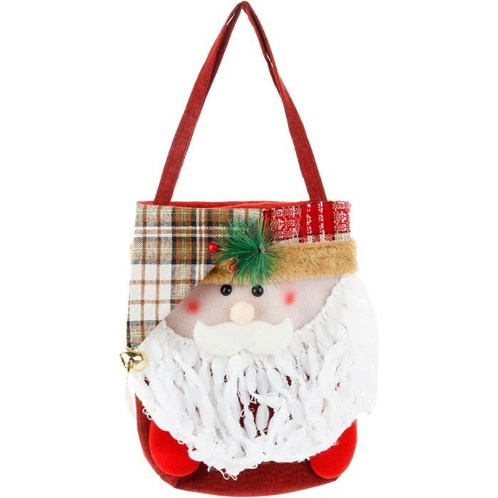 Lot de 4 Chaussette de Noel a Suspendre, Petit Chaussettes Noël Cheminée Personnalisé Bas de Noël Botte de Noël, Mini Sac Cadeau Chaussette Noel Personnalisable pour Enfant Décorations Sapin de Noël