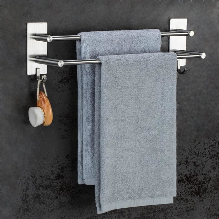 Porte-serviettes salle de bain sans perçage porte-serviettes