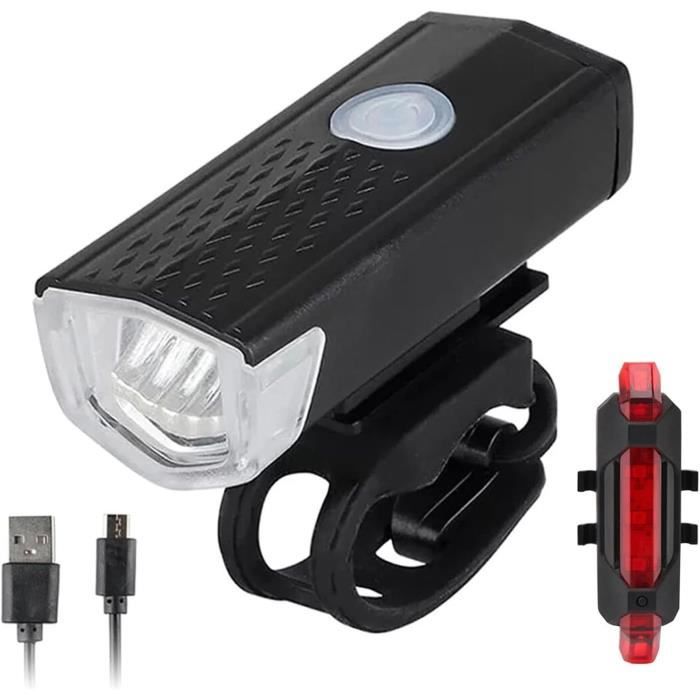 Feu Avant Vélo LED 110db - Équipement Vélo, Phare Plastique Neuf