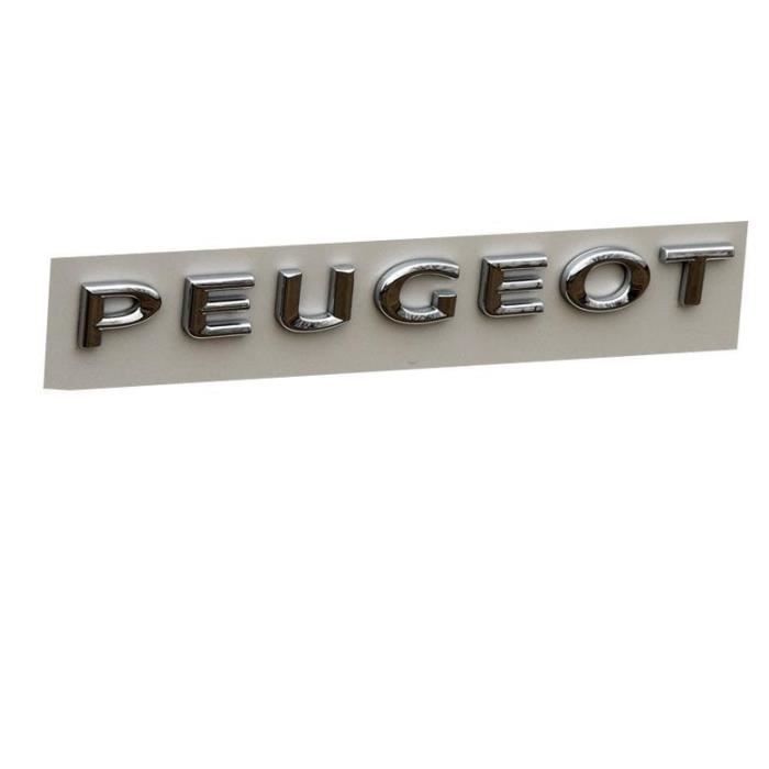 Logo PEUGEOT Sticker 3D Emblème pour Peugeot Voiture Insigne