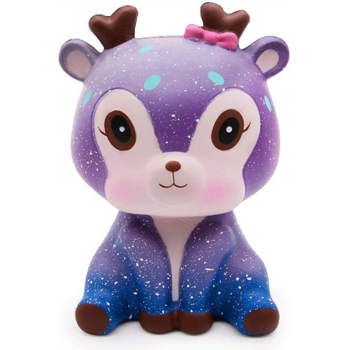 Squishy Cerf,Squishy Pas Cher Kawaii Parfumée Anti Stress Pas Cher Squeeze  Jouet Lente Rebond Objet Anti Stress pour Adu*Squishy - Cdiscount Jeux -  Jouets