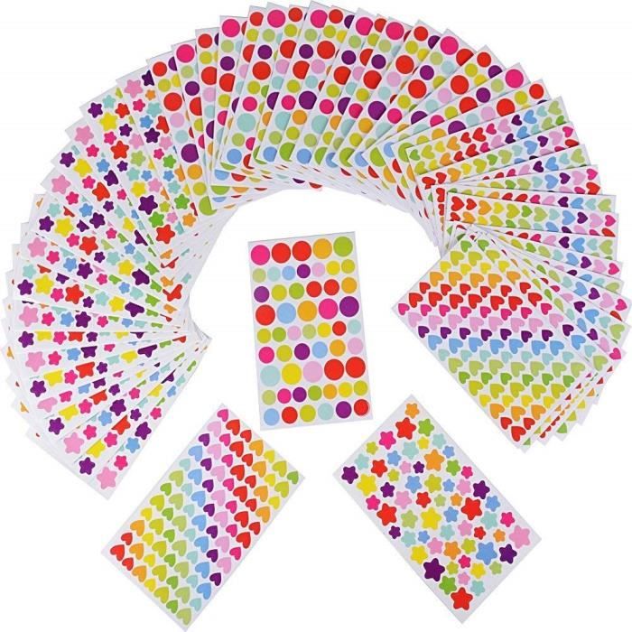 5000+ Gommettes Enfant Autocollants s Colorés pour Scrapbooking DIY 5000+ Gommettes Enfant Autocollants s Colorés pour Scrapbooking DIY