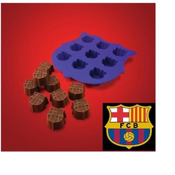 Moule A Chocolat Gateau Silicone Fcb Foot Fc Barcelone Idee Originale Pour Anniversaires Fetes Hommes Enfants Garcons Messi Neymar Cdiscount Maison