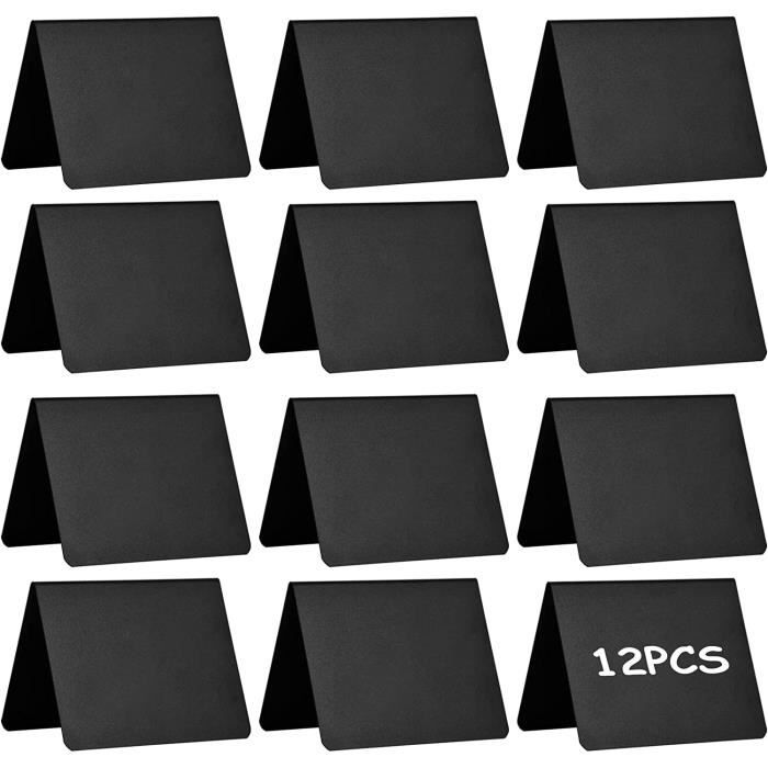 Mini Tableau 12pcs Mini Tableau Noir, Petit Tableau Noir, 10x7,6cm Mini Tableau De ...