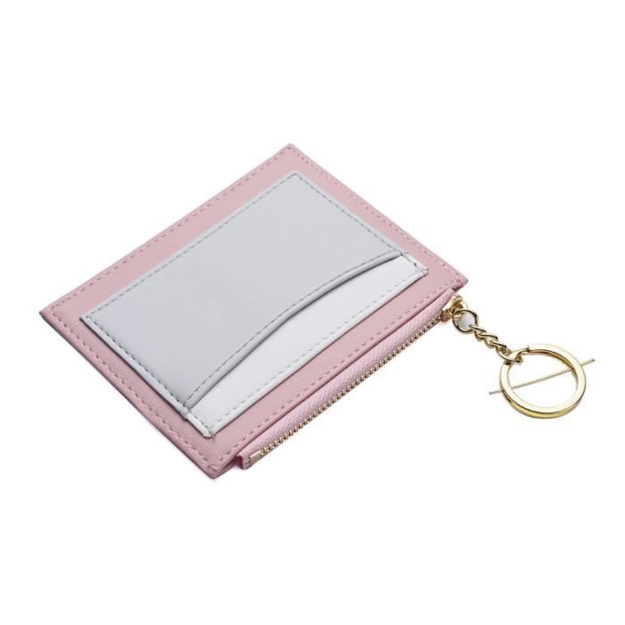 Porte-monnaie Femme En Laine Fait Main - Choix Rose, Gris Ou Blanc - Sans étiquette