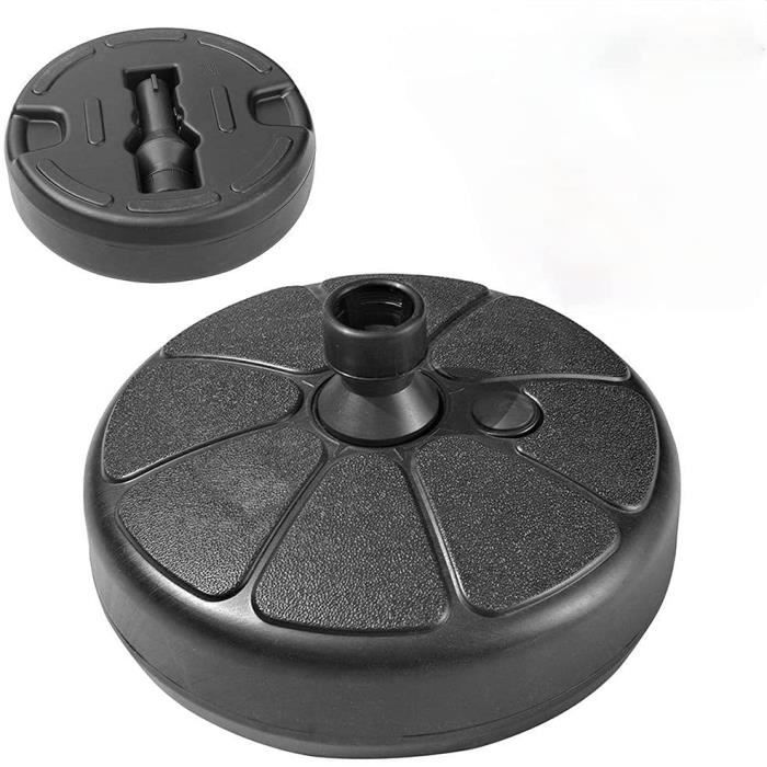 Pied De Parasol Universel Avec Manchons Réducteurs 32/40/50 Mm - Support Pour Parasol De Jardin à Fixer Sur Granit, Béton Ou Bois