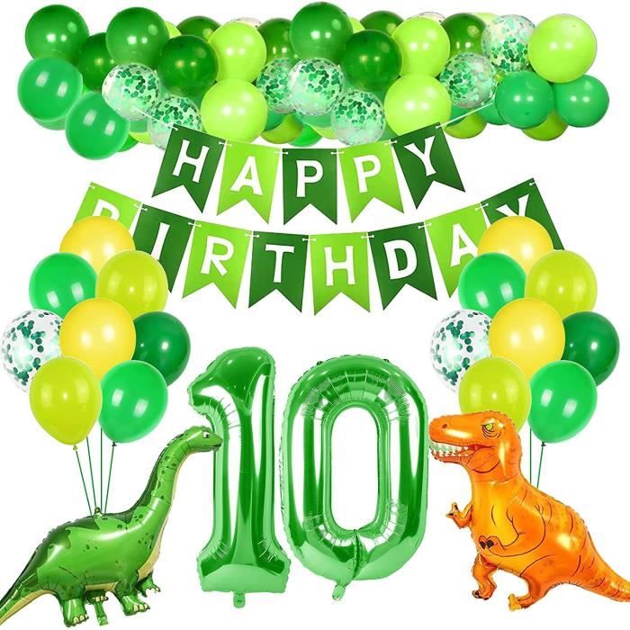 Décoration Anniversaire Dinosaure Garçon 6 Ans - Ballon XXL Numérique 6