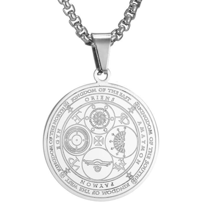 Gomti Chakra Médaillon Protection Karma Pendentif 100