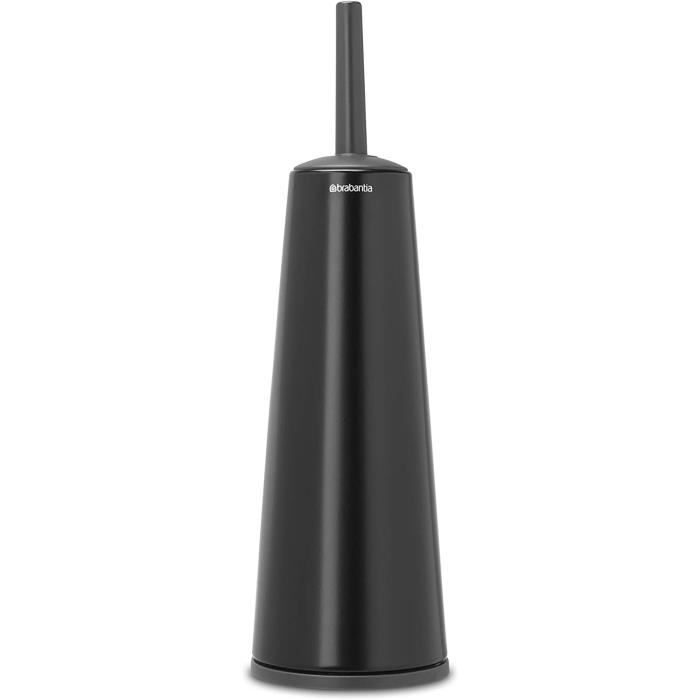 Brabantia Porte-Goupillon avec Brosse, Matt Steel, 20 x 8 x 6cm : Brabantia