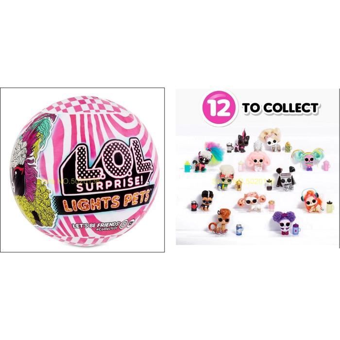 L.O.L. Surprise Fluffy Pets - Boule à Neige Avec 9 Surprises Dont 1 Poupée Aux Poils Amovibles - Jouet Collectible Pour Enfants