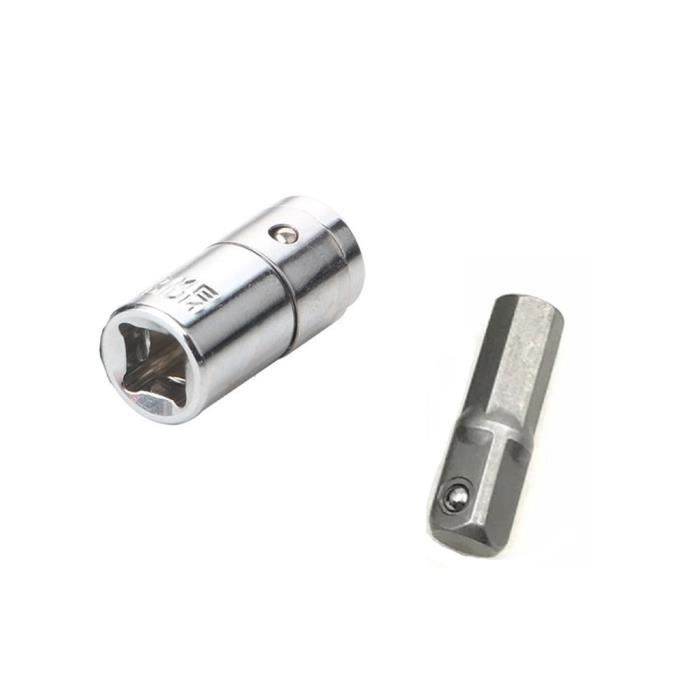 Porte-embouts Magnétique - Tige Hexagonale 6,35 Mm - Longueur 60 Mm - Pour Visseuse à Choc Et Perceuse