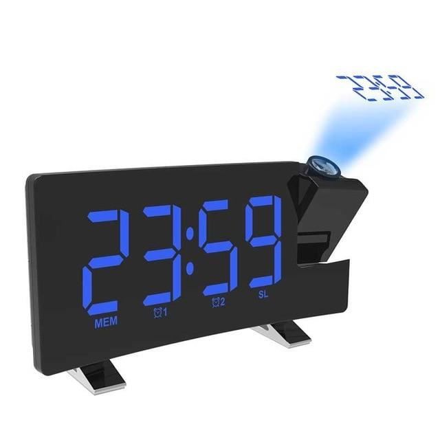 Projecteur numérique de la projection de l'horloge à gradation