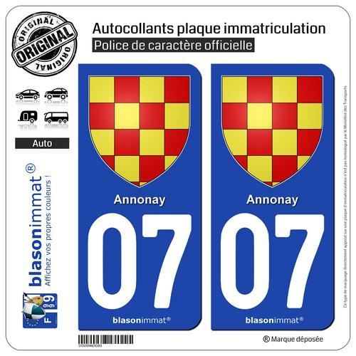  blasonimmat 2 Autocollants Plaque immatriculation Auto 74  Haute-Savoie - Armoiries II