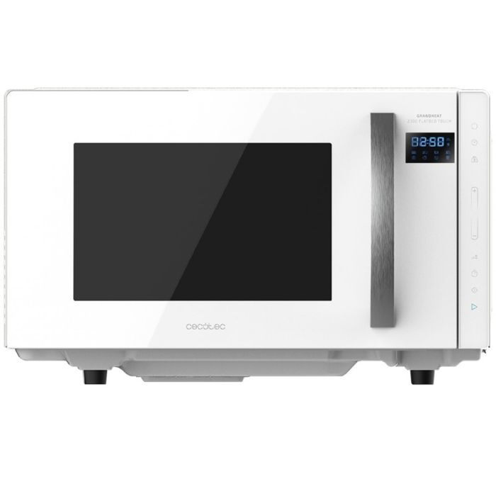 Cecotec Micro-ondes sans plaque GrandHeat 2300 Flatbed Touch White. Capacité 23 litres Puissance 800 W