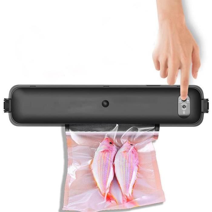 Machine à Sceller Sous Vide Portable 3 En 1 Rechargeable - Mini Scelleuse Alimentaire Avec Pompe, Gonflage, 8 Sacs Inclus, Conservation Fraîcheur