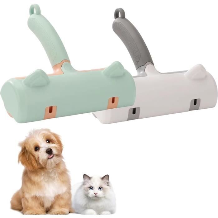 2 Pièces Brosse Vetement Anti Poils, Brosse Pour Poil Et Peluches, Réutilisable Chat Chien