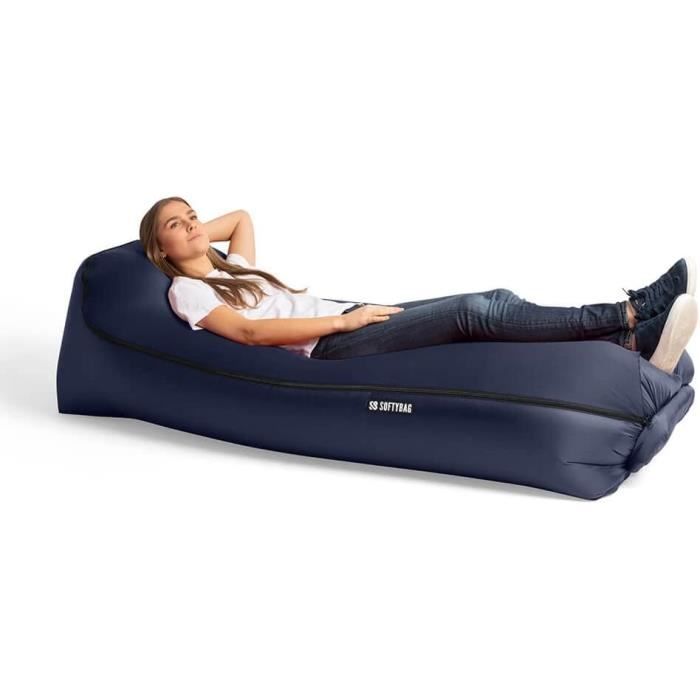 Hamac Gonflable Outplea Avec Sac - Canapé Air Et Terre - Bleu Tropical - 265kg