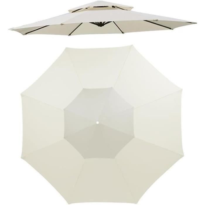 Tissu De Parapluie Rond Housse De Rechange À 6 Baleines 8 Baleines Couverture Pour Parasol Toile