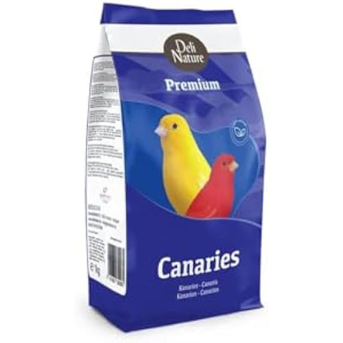 Comparer les prix de Nourriture pour oiseaux - DELI NATURE - Canaris Premium - Mélange équilibré - 4 kg - Oiseaux exotiques adultes