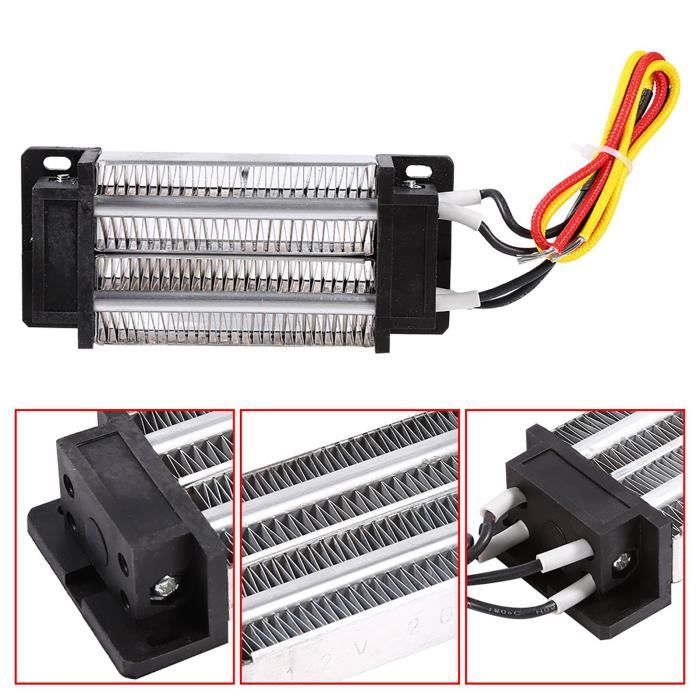 Élément Chauffant PTC 220V - Dimensions 170x62x5.5 Mm - Puissance 300W, Température 150°C - Pour Machine à Yaourt, Chauffe-biberon, Etc.