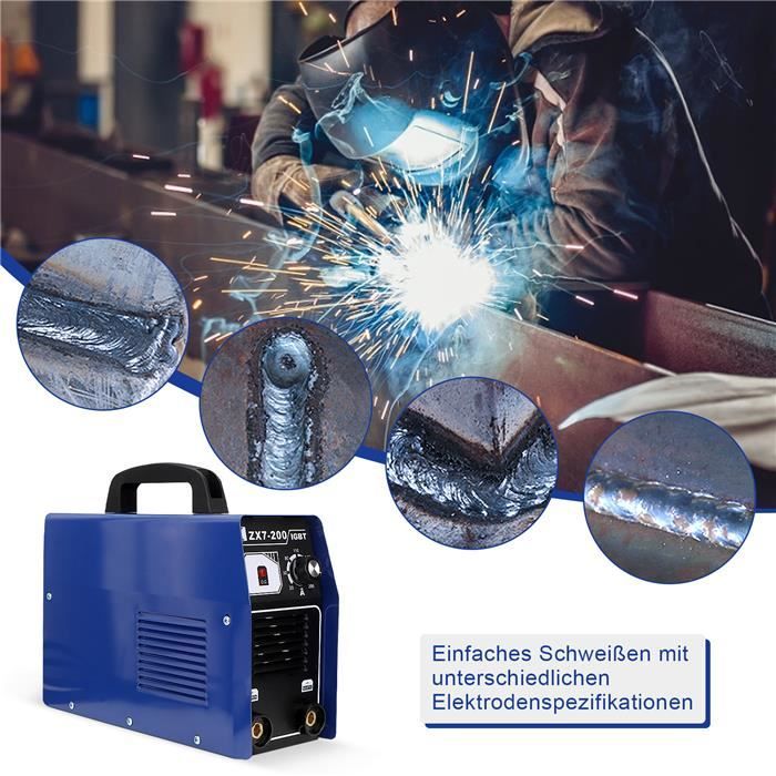 Machine à Souder ARC MMA 300A IGBT - Numérique LCD - 220V - Portable - Soudeuse Inverter Professionnelle