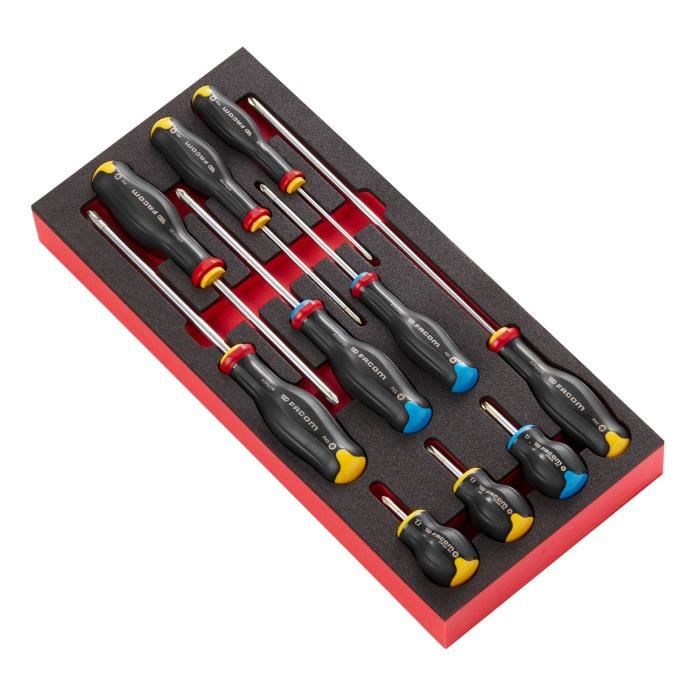 Facom Module mousse de clés mixtes 440 grandes dimensions pour servante XL - MODM.440-2PB Noir - vue 2