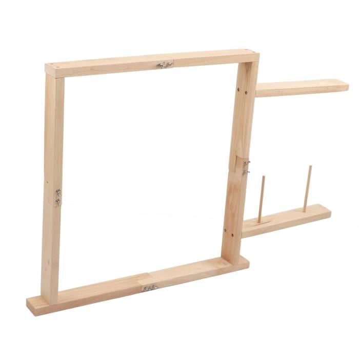 Fdit Tufting Gun Frame Cadre de tuftage tapis en bois tissage pistolet
