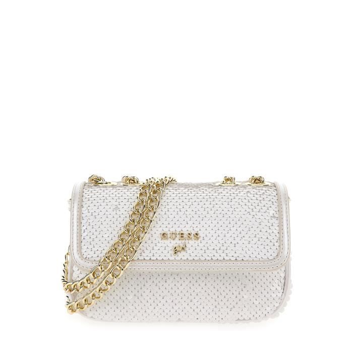Mini sac à bandoulière fille Guess - powder white - TU