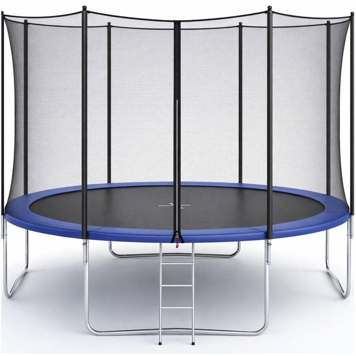 KANGUI Trampoline 430 cm Filet & Échelle