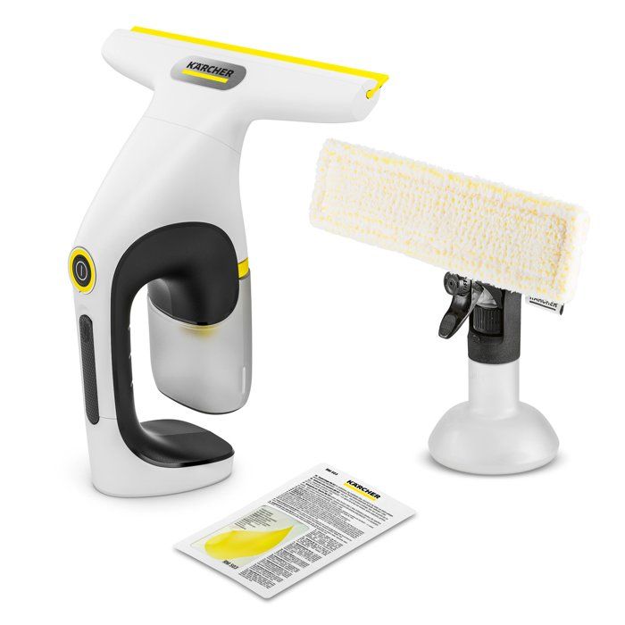 KARCHER WV 1 Compact Care Nettoyeur de vitres Raclette 250 mm Autonomie 25 min Nettoie jusquà 70m² environ 23 vitres