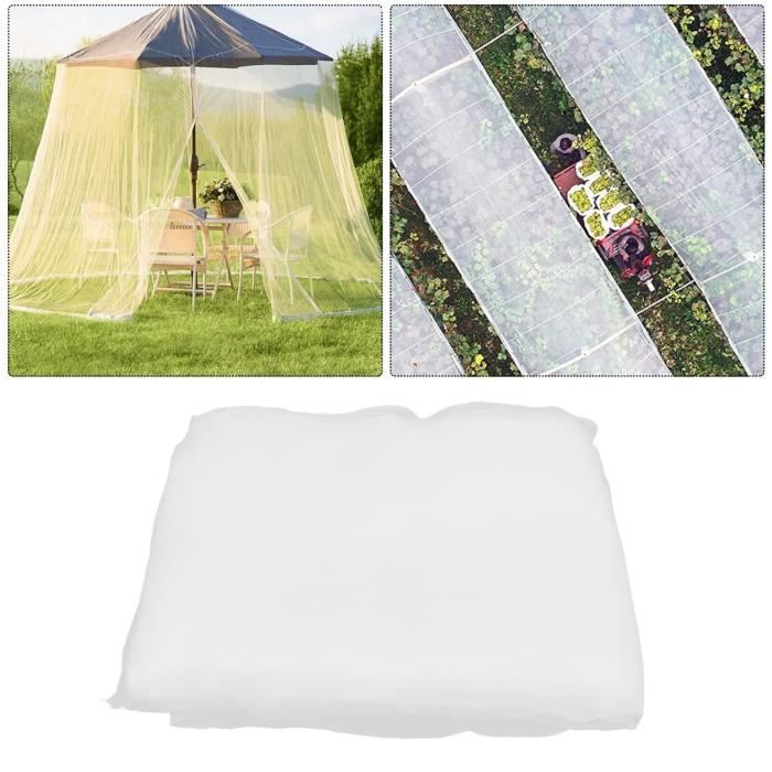 Filet Anti-Insectes & Anti-Oiseaux Maille Fine 6x2.5m – Protection Jardin, Serre, Fruits, Légumes & Cultures