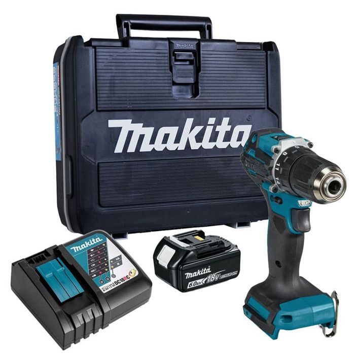 Perceuse visseuse 18V LXT 1x6 0 Ah en coffret avec organisateur MAKITA DDF487RG