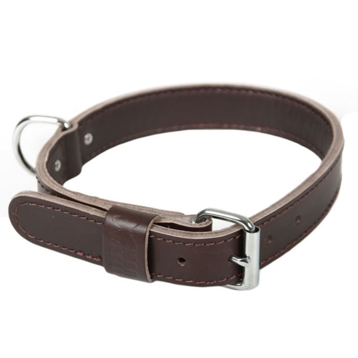 Collier Mammaire Western En Cuir Marron – Imprimé Motif Et Poignard à Dos – Équitation