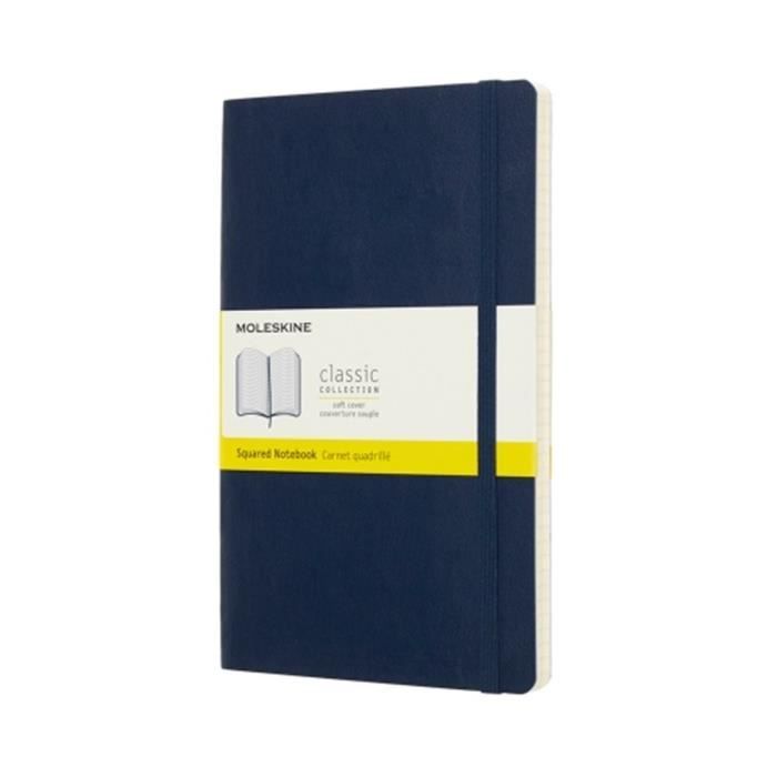 Moleskine Notebook Quadretti 5mm Large Sapphire Blue Soft Achat