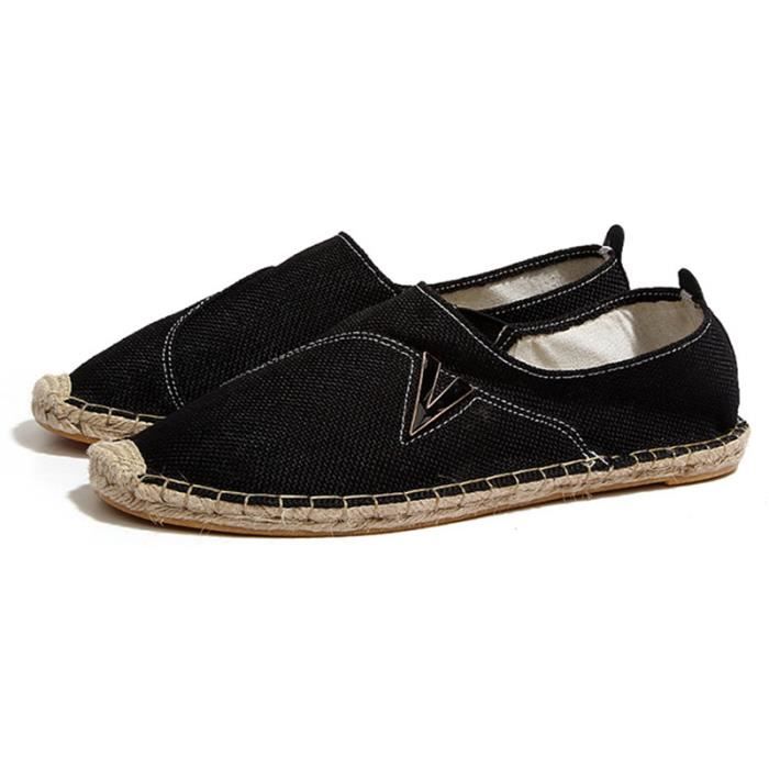 espadrilles compensées homme