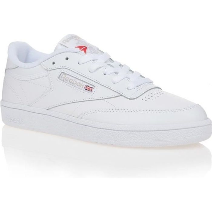REEBOK Baskets Club C85 Cuir - Femme - Blanc