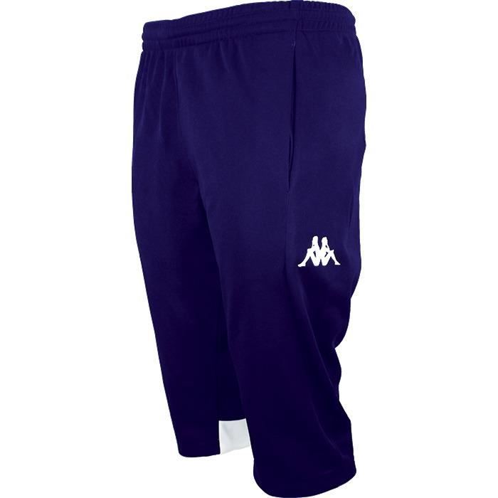 Pantalon ¾ Kappa Mestre - Bleu - Short d’entraînement long - Fitness - Adulte - Respirant