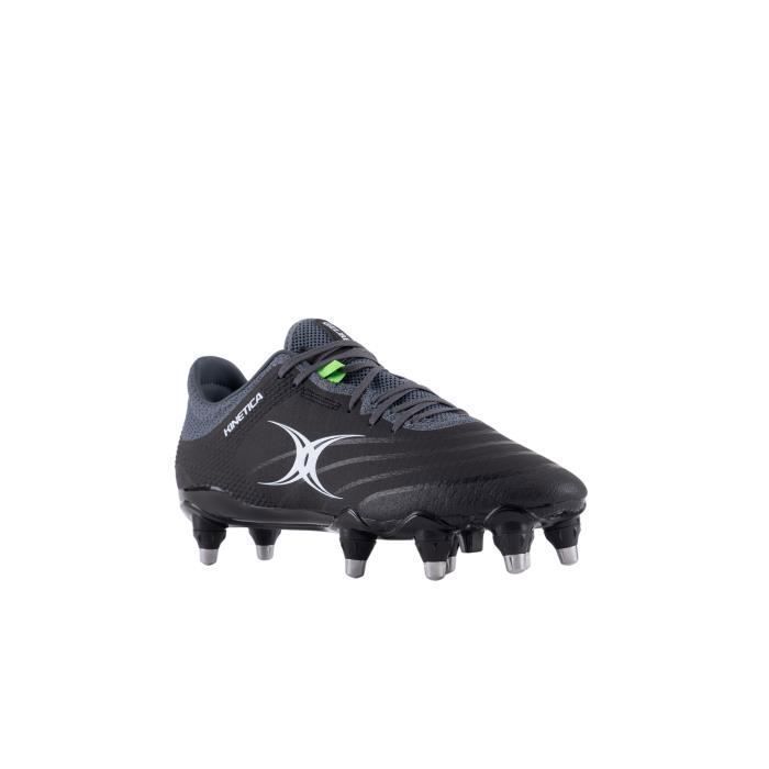 chaussures de rugby de rugby gilbert kinetica pro pwr 8s - black - 45