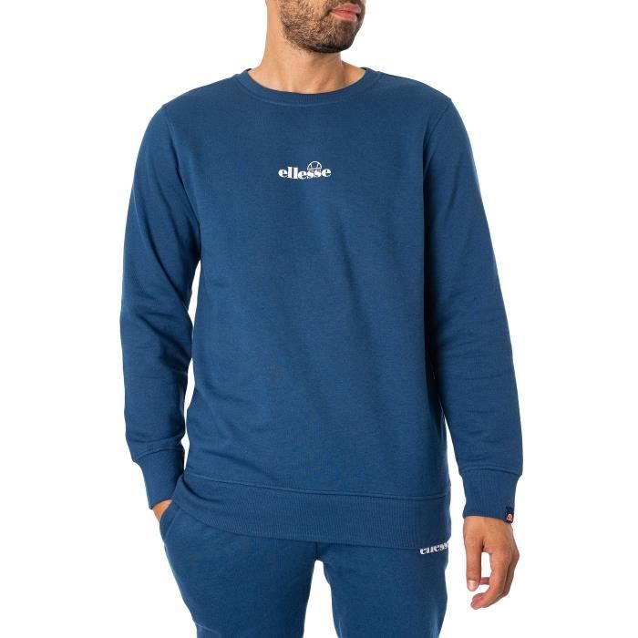 Sweat shirt Ellesse Kiamto Homme Bleu Manches longues Marque ELLESSE Bleu Cdiscount Pret a Porter